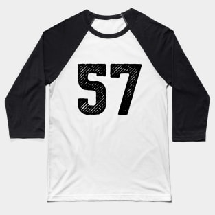 Fifty Seven 57 Baseball T-Shirt